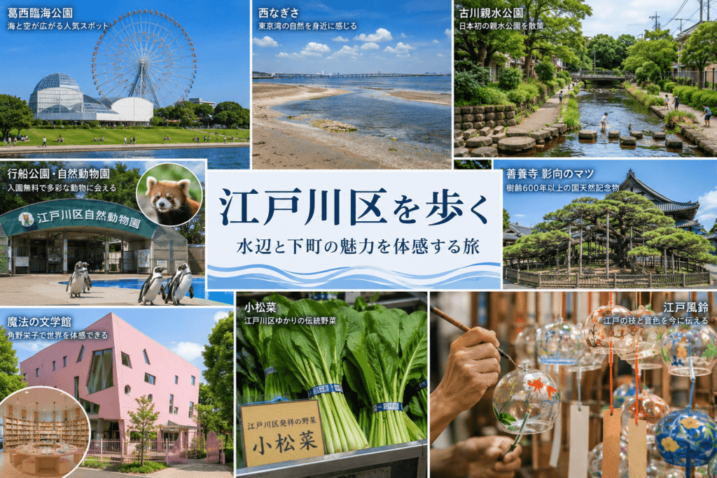 江戸川区を歩いて味わう水辺と下町の旅