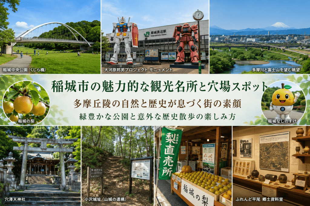 稲城市の魅力的な観光名所と穴場スポット