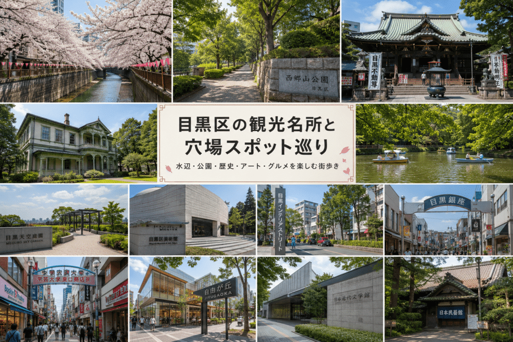 目黒区の観光名所と穴場スポット巡り