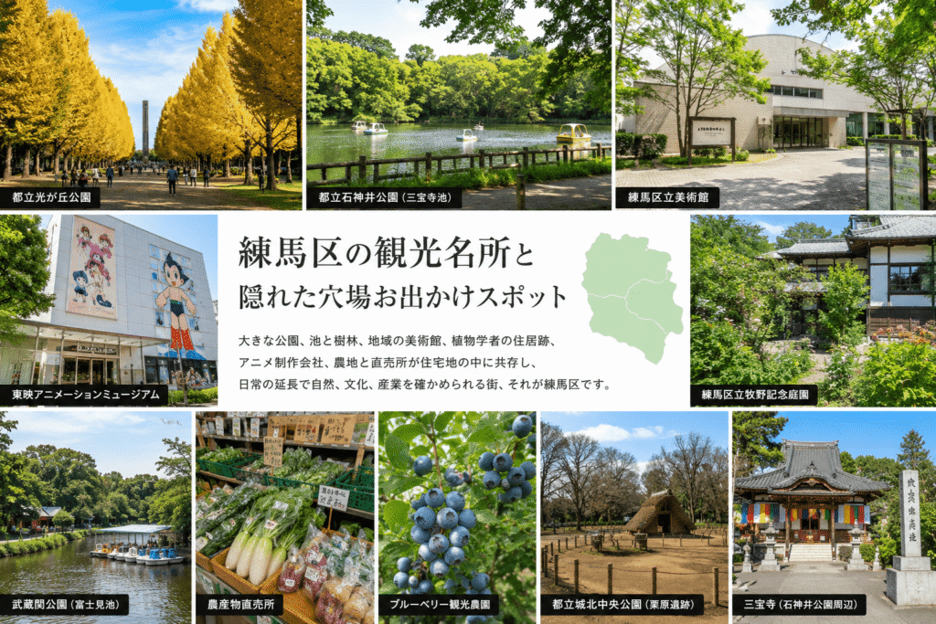 練馬区の観光名所と隠れた穴場お出かけスポット