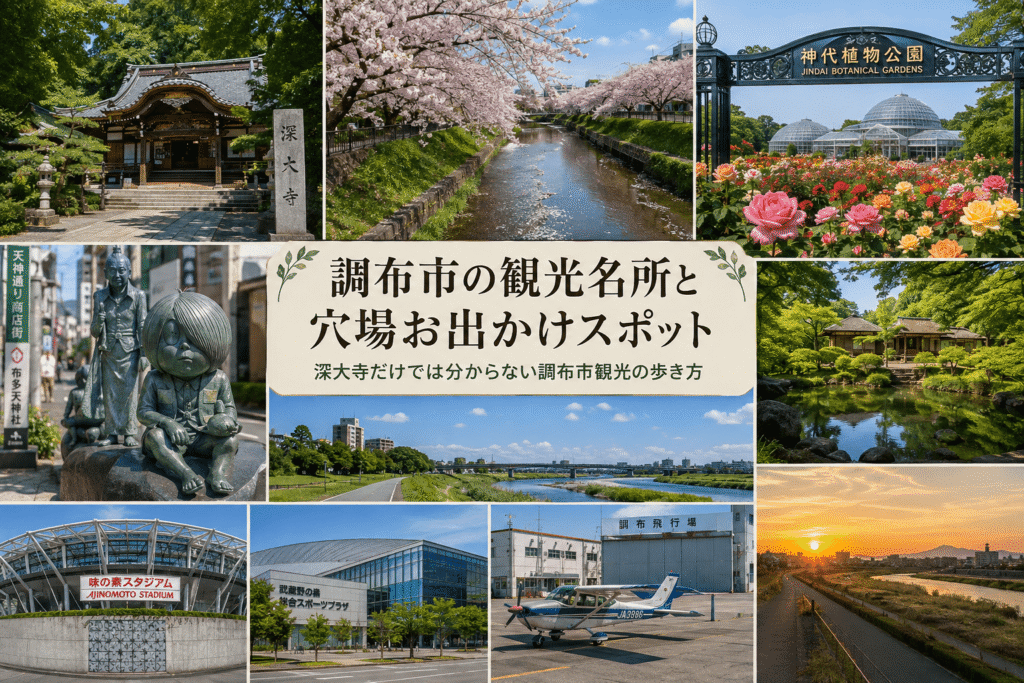 調布市の観光名所と穴場お出かけスポット