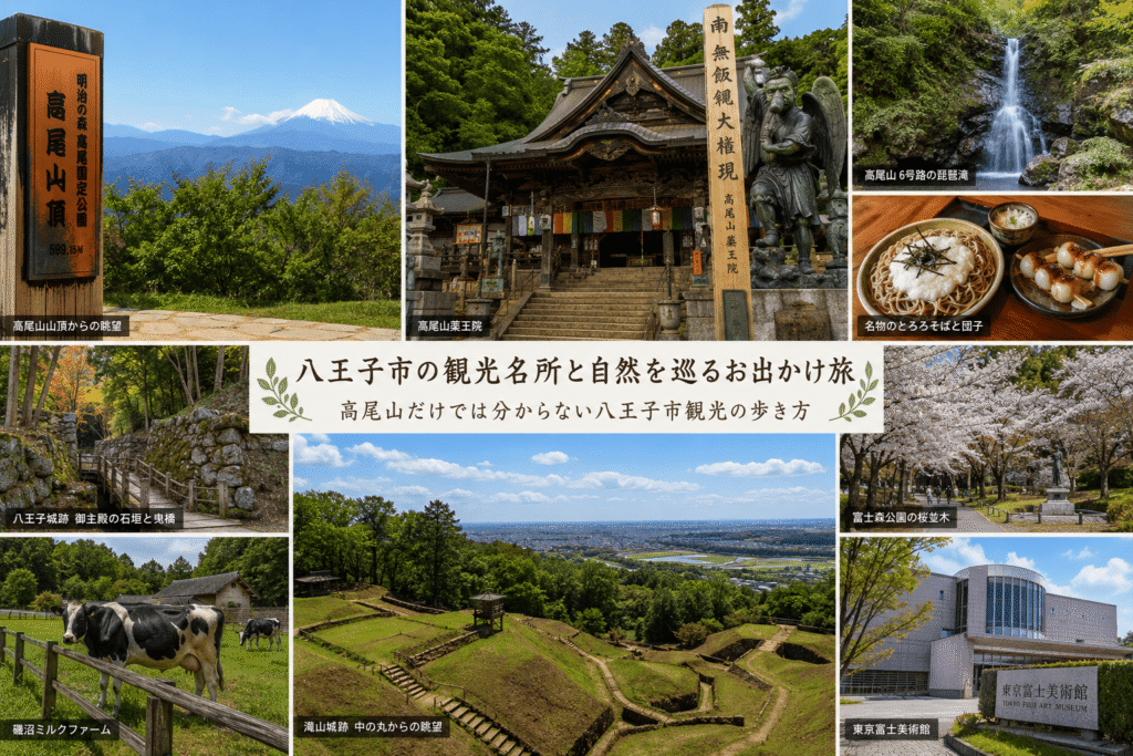 八王子市の観光名所と自然を巡るお出かけ旅