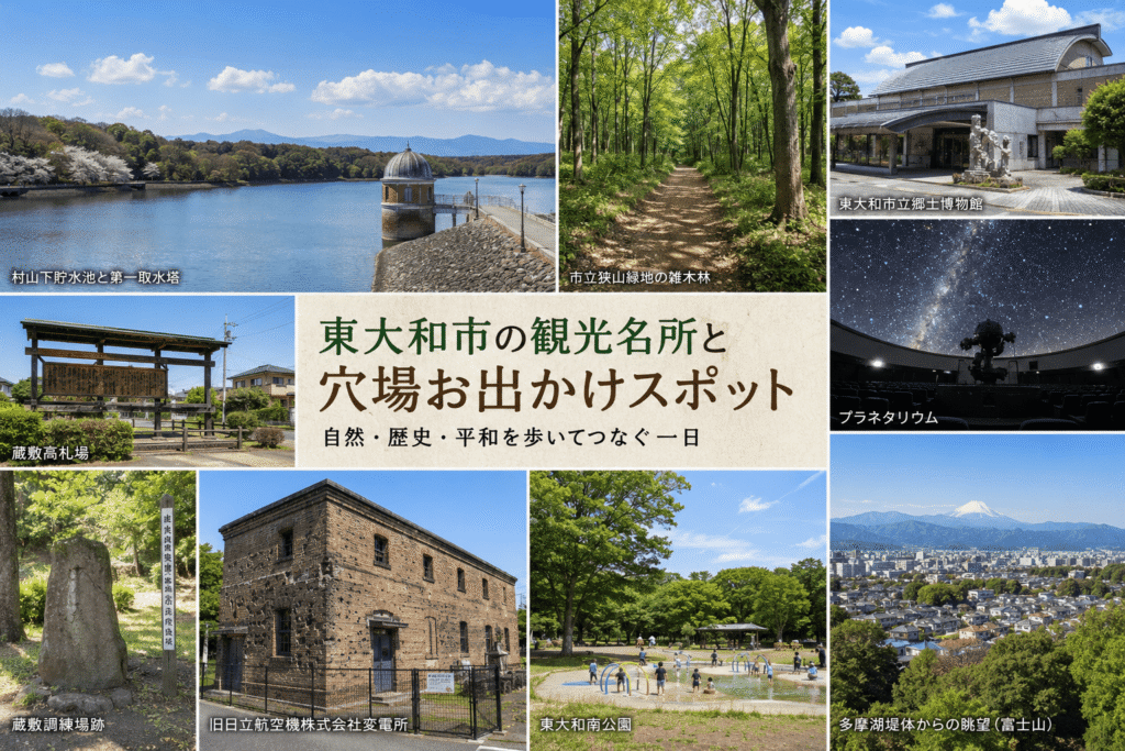 東大和市の観光名所と穴場お出かけスポット