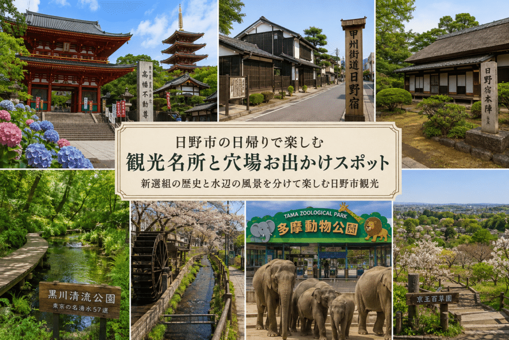 日野市の日帰りで楽しむ観光名所と穴場お出かけスポット