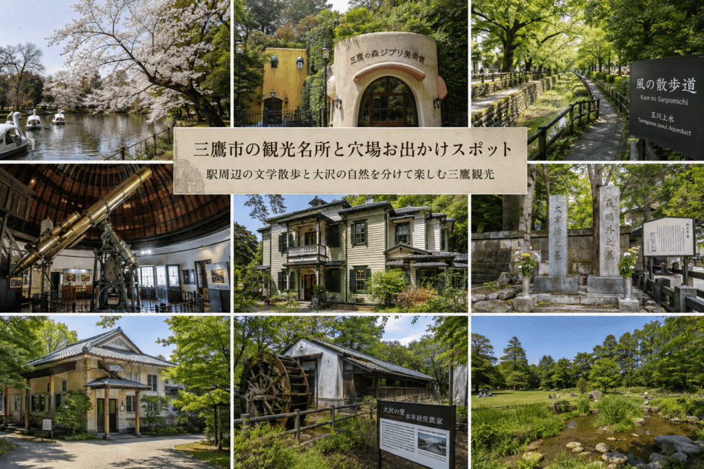三鷹市の観光名所と穴場お出かけスポット