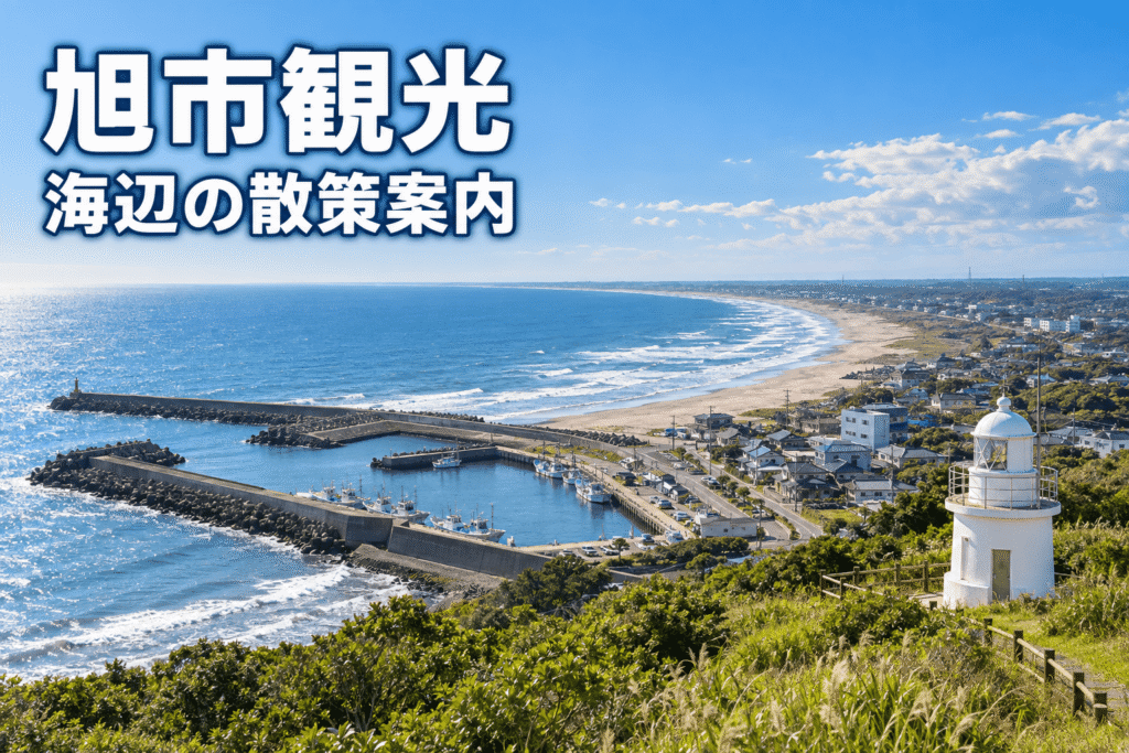旭市観光の名所と海辺の散策案内