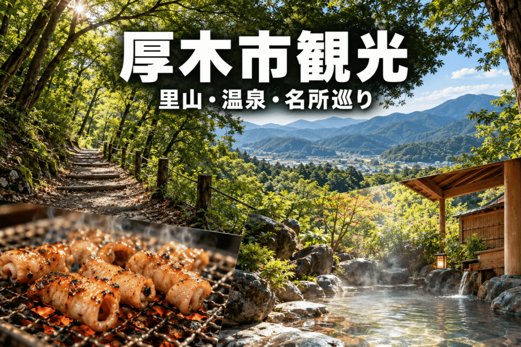 厚木市観光の名所と温泉巡り案内