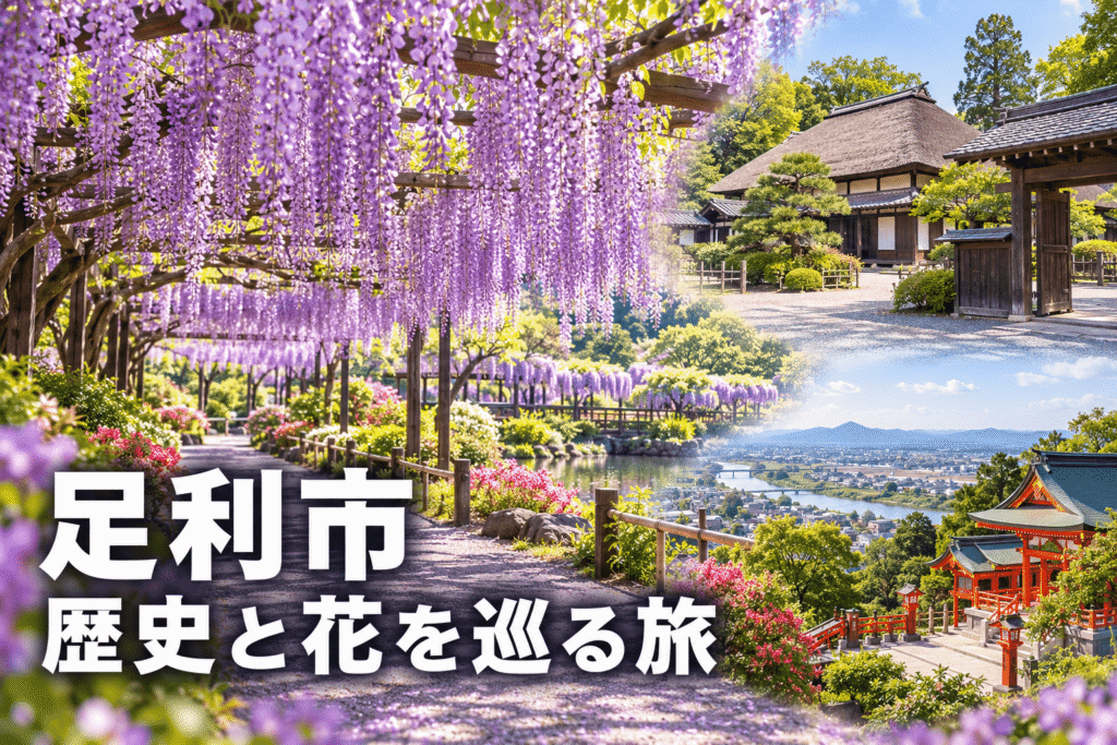 足利市観光の名所と花巡り案内